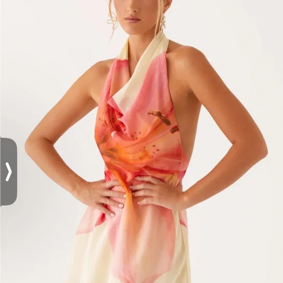 white christmas dresses Keena Scarf Maxi Dress main image 1